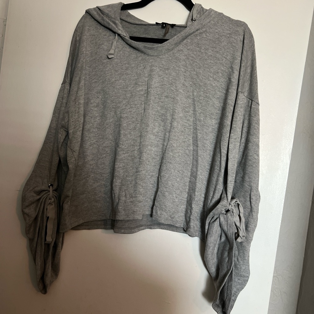 1. State Light Gray Hooded Sweatshirt